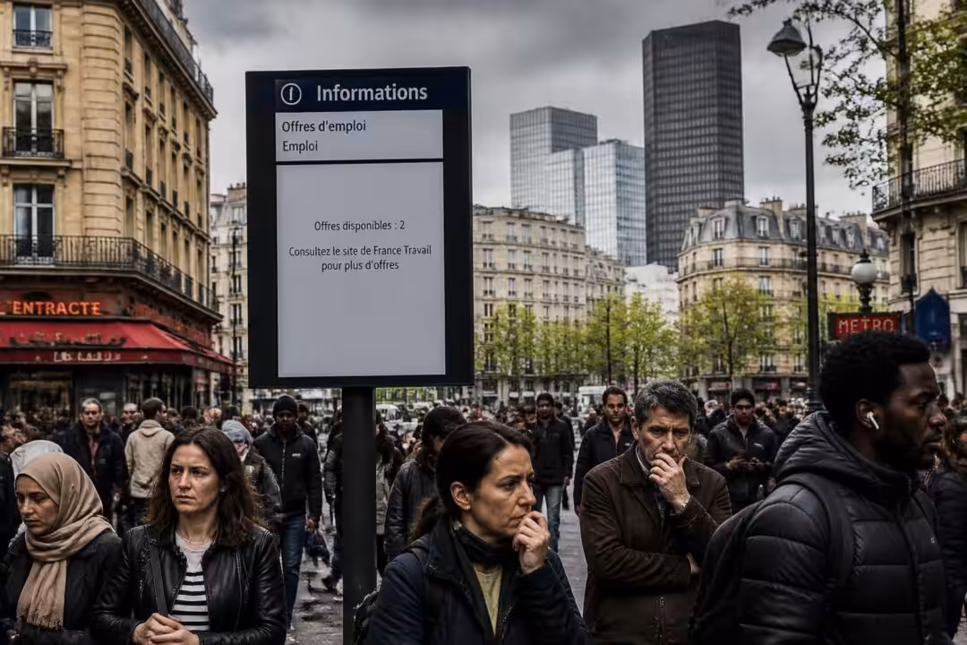 en france, le taux de chômage atteint 8,3 % au deuxième trimestre, marquant un niveau inédit depuis l'automne 2020, reflétant une évolution significative sur le marché du travail.